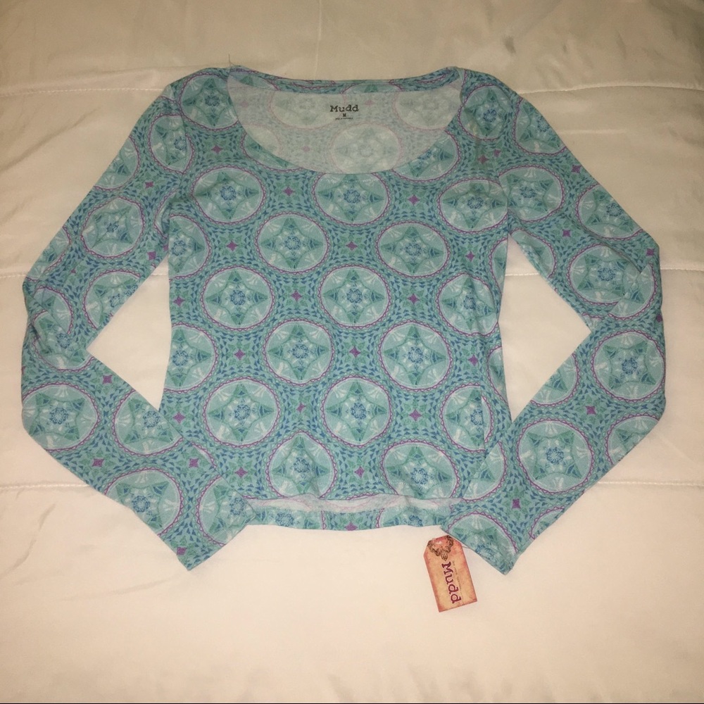 Patterned Sweater - Mudd